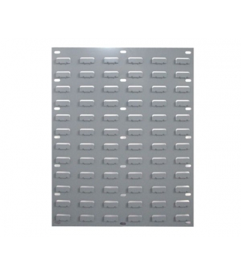 Barton TP10 Wall Mounted Louvred Panel 457mm x 641mm - Grey (Pack of 2) - 010110/2