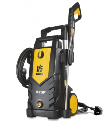 V-Tuf V5 Tough DIY Electric Pressure Washer -Includes 8m Hose, Gun + Lance