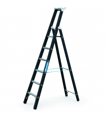 Zarges Black Anodised Megastep S 1x6 - 41148