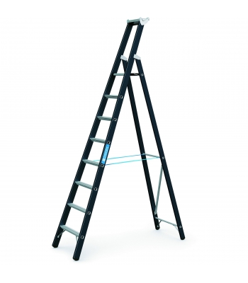 Zarges Black Anodised Megastep S 1x8 - 41149
