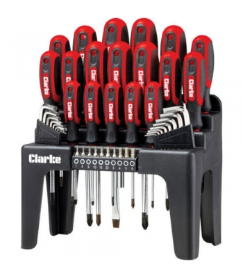 Clarke CHT923 44 Piece Screwdriver & Bit Set - 1801923
