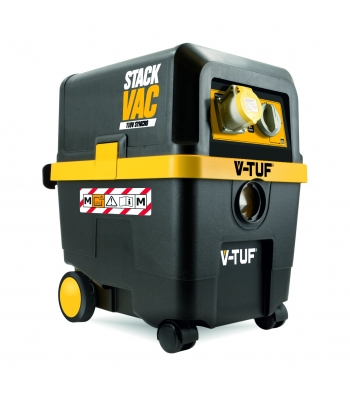 V-TUF STACKVAC - SYNCRO 30L M-CLASS WET AND DRY WITH SYNCHRONISED EXTRACTION FOR POWER TOOLS - 110/240V