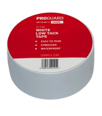 Proguard EASY TEAR LOW TACK PVC TAPE - 50MM X 33M - TLTW1