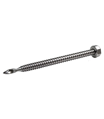 EVOLUTION 5.5 X 125MM 5/16- HEX HEAD SUPER TEK 7 SELF DRILL 4.00-18MM - TSHW5.5-125-7 - Per 100