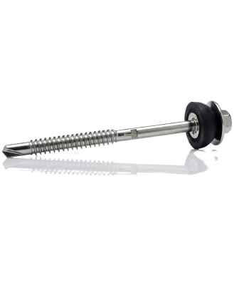 Evolution 6.3 x 130mm Self Drilling Fibre Cement Board Screw c/w Baz Washer per 100 - SSDH6.3-130-3