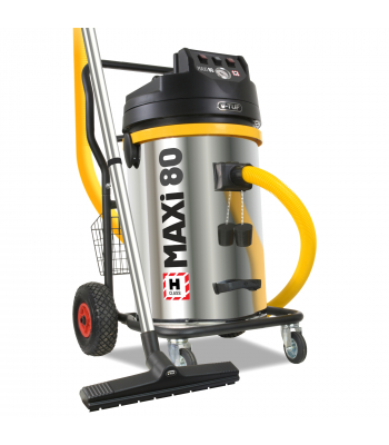 V-Tuf Maxi H-CLASS STAINLESS DRUM 3500W H CLASS 80L DUST EXTRACTOR + FILTER SHAKER - 110v or 240v available