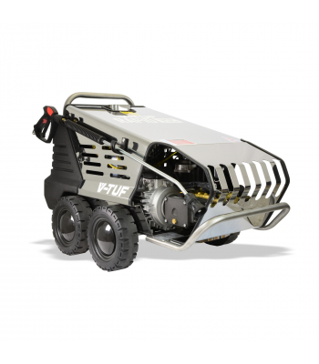 V-Tuf 240v Heavy Industrial Stainless Mobile HOT Pressure Washer 100 BAR @ 12L/Min - Rapid M VSC 240v
