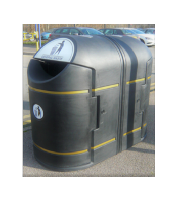 Oaklands Eximo Waste Bin - available as Single or Double Unit