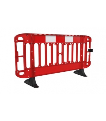 JSP Titan® 2M Traffic Barrier Anti-Trip Black Feet - Red - Code KBP073-300-600