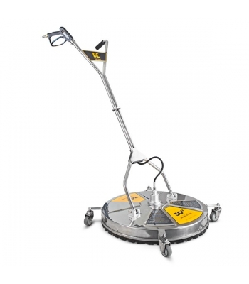 BE Pressure 30 inch  Stainless Steel Whirlaway - 5000PSI Flat Surface Cleaner With Castors