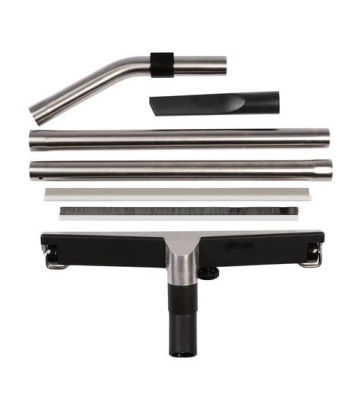 Starmix Professional Wand Set (Chrome Tube, Plastic Crevice Nozzle, Round Brush, Wet and Dry Floor Bar) - MV-SACC-041
