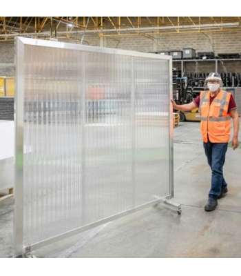 PROGUARD SCREEN 1.9M X 1.9M WITH CASTORS - PSQW1