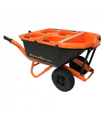 BucketBarrow PRO130D Dual Wheel Wheelbarrow Kit - Code BBPRO130DKITX1