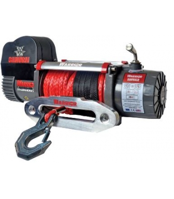 Warrior Samurai Next Generation 8000 Electric Winch - Armortek Rope - 800VA12 (12v) / 800VA24 (24v)