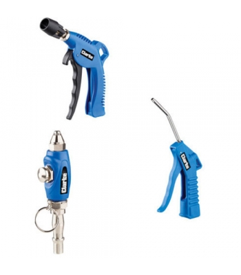 Clarke CAT211 3 Piece Air Blow Gun Kit - 3120528