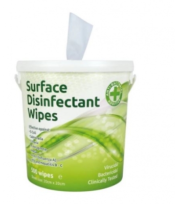 EcoTech Europe Surface Disinfectant Wipes Bucket 500 (EBSD500)