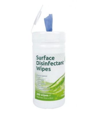 EcoTech Surface Disinfectant Wipes Bucket 200 (ETSD200)