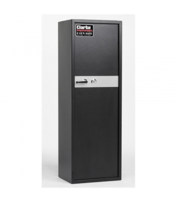 Clarke CGS8K 8 Gun Cabinet With Ammunition Storage And Key Lock - 7724026