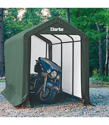 Clarke CIS8612 Motorcycle Shelter / Shed (3.7 x 2 x 2.4m) - Code 3503580