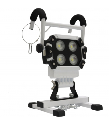 TRADE TUFF T4000 IP65 Rechargeable Work Light 4000 Lumens + 5 in 1 Power Tool Adapter - Code T4000A5.1