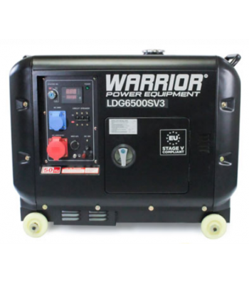 Champion Warrior LDG6500SV3 EU5 COMPLIANT 6.9Kva 3 Phase Diesel Generator c/w ATS Socket