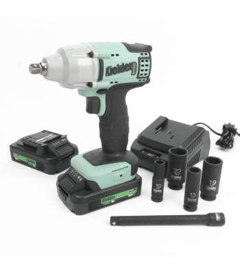 Kielder KWT-002-22 TYPE18 18V 3/8 inch  IMPACT WRENCH (INCLUDES 4 SOCKETS & EXTENSION)