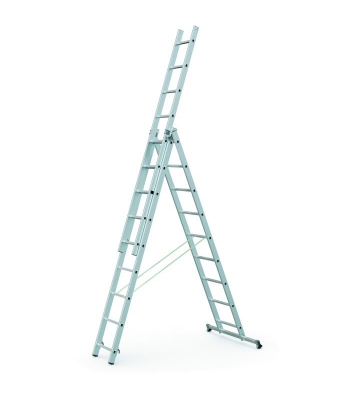 Zarges Combination ladder, 3 sections 3 x 7