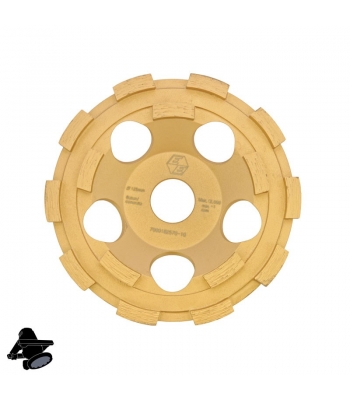 Eibenstock 5 inch  DX5-G15 DIAMOND DISC, FOR GRINDING CONCRETE & HARD COATINGS (to suit Eibenstock EBS1802)