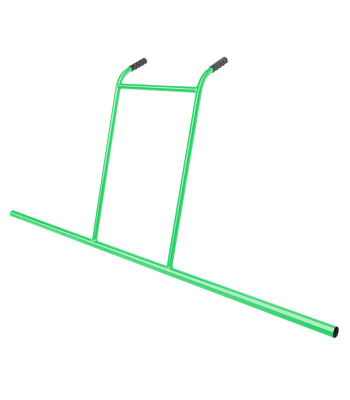 Metex 2000mm Liquid Screed Aluminium Dapple Bar Twin Handle - DAP2000W