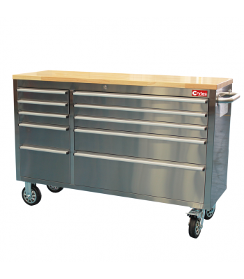 Crytec 56 inch  Stainless Steel Tool Cabinet