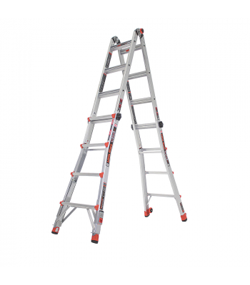 LITTLE GIANT LEVELER 4x4 ALUMINIUM MULTI-PURPOSE LADDER 2.18M - code 503924