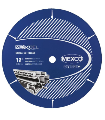 Mexco 300MM METAL CUTTING BLADE XCEL GRADE 20MM BORE - MEXCEL30020
