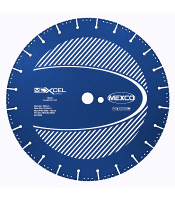 Mexco 350MM METAL CUTTING BLADE XCEL GRADE 25.4MM BORE - MEXCEL35025