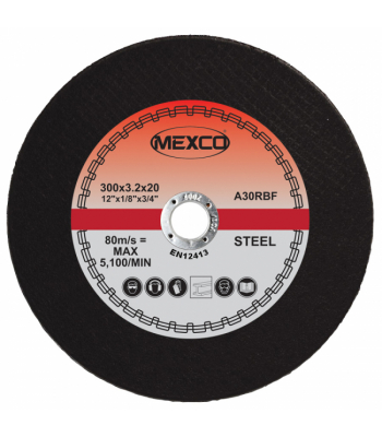 Mexco 300mm ABRASIVE WHEEL FLAT CUTTING - METAL - FMC7
