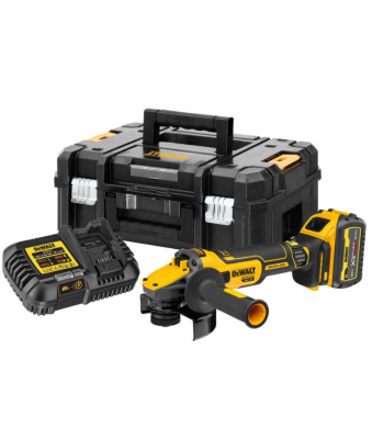 Dewalt DCG409T1 18v 1x6Ah 125mm XR Flexvolt Advantage High Power Grinder Kit DCG409T1