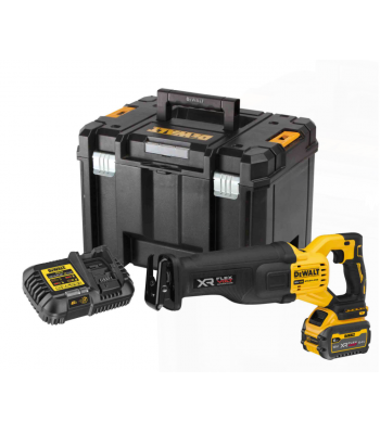 Dewalt DCS386T1 18V XR High Power Reciprocating Saw with FLEXVOLT Advantage 1x 6Ah Battery