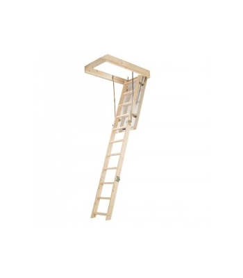 Drabest 550 Timber Loft Ladder with Handrail - Code DTLL02