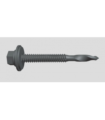 Evolution SuperTek7 5.5 x 50mm Hex Washer Head Self-Drilling Screw - TSBW5.5-50-7 - Box Qty 100