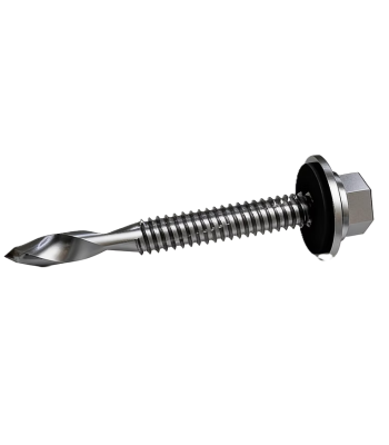 Evolution SuperTek7 5.5 x 50mm Hex Washer Head Self-Drilling Screw - TSBW5.5-50-7 - Box Qty 100