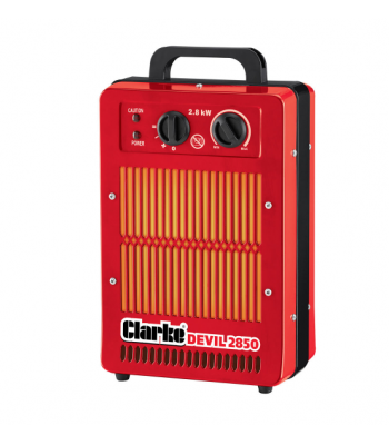 Clarke Devil 2850 2.8kW Electric Fan Heater - Code 6925801
