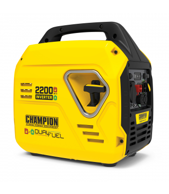 Champion 92001i-DF 2.2kw Mighty Atom LPG Dual Fuel Suitcase Inverter Generator