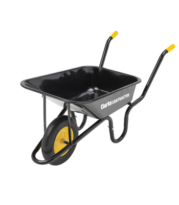 Clarke WB85P Contractor 85L Wheelbarrow with Puncture-Proof Tyre