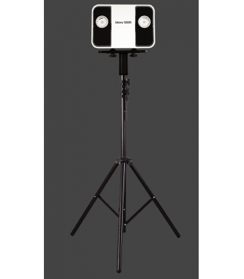 Nightsearcher NSGALAXY 12000 - 12000 Lumen Rechargeable Floodlight - 2 x LED Adjustable Heads, 2-9 hour runtime - NSGALAXY12000