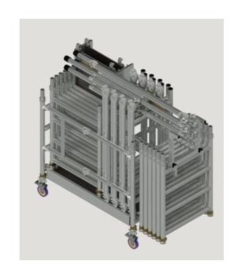 Interlink UniTower Alloy Two Man Scaffold Tower - 4m, 5m + 6m Working Heights Available