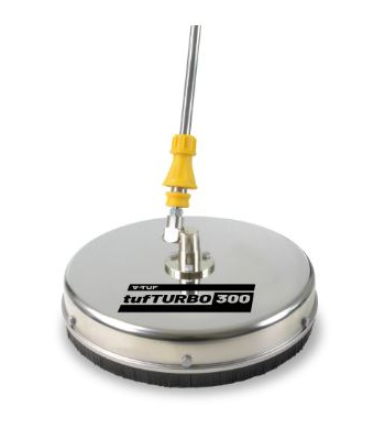V-TUF 300mm 275BAR 150°c STAINLESS STEEL SURFACE CLEANER - MALE SSQ INLET - H1.002TT