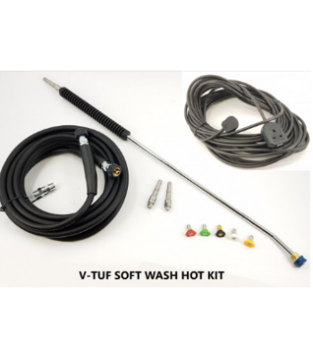 V-Tuf PROPERTY SOFT CLEAN HOT ACCESSORY KIT to suit V-TUF RAPID HB HOT BOX, RAPIDMSH, RAPIDVSC or RAPIDVTS HOT Pressure cleaners - H5.011