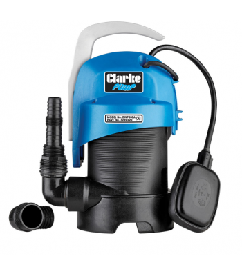 Clarke DWP300A 1¼ inch  330W 130Lpm 5.5m Head Submersible Clear and Dirty Water Pump with Float Switch (230V)