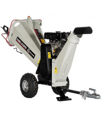 Lumag RAMBO HC10PRO 10cm Capacity Garden Chipper 210cc, swivel chute, free cover - Loncin Engine