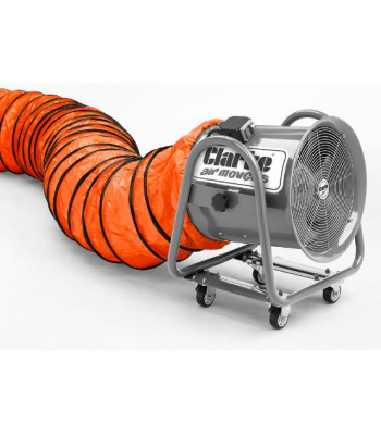 Clarke 16” Flexible PVC Duct for CAM400 Ventilation Fan - Orange - 3230241