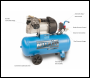 NUAIR Reciprocating Piston Air Compressors - NDV/50 CM3, 2.2kW, 8 Bar 50Lt Receiver